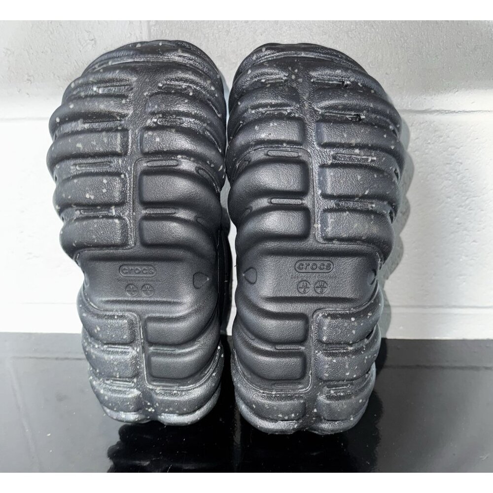 Crocs Echo Boot Z Shield Womens Zip Insulated Winter Snow Boots Size 8 Black - Picture 7 of 9